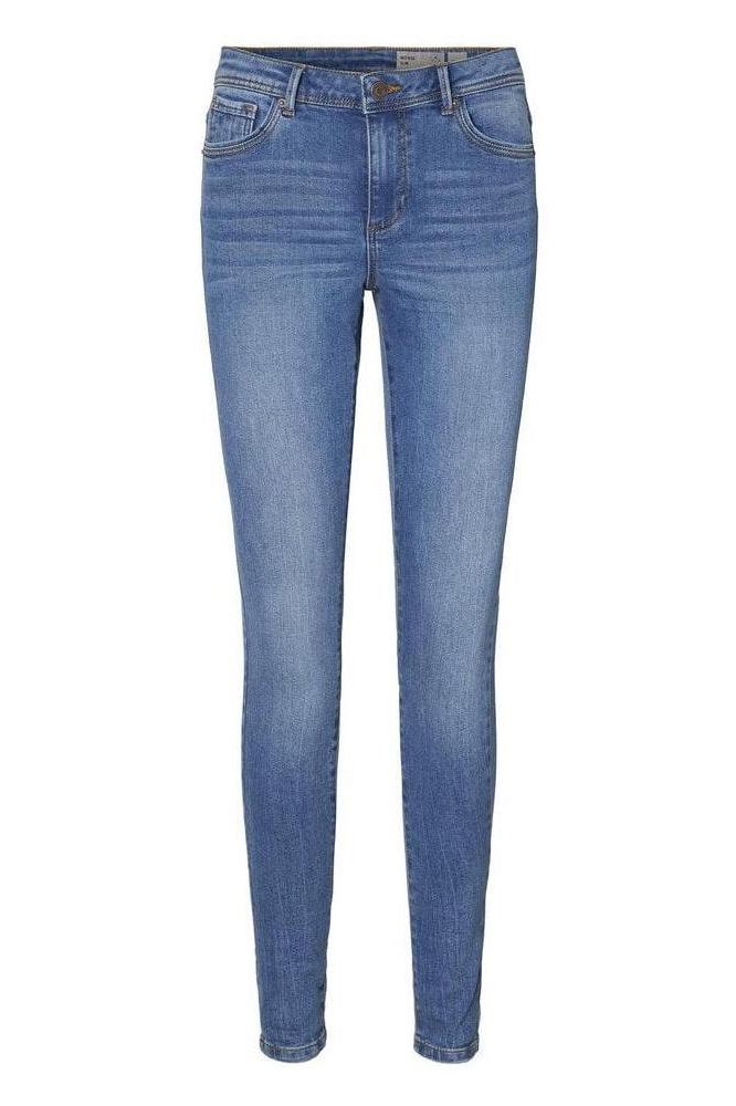 VMTANYA MR S PIPING JEANS VI349 GA 10222531 Medium Blue Denim